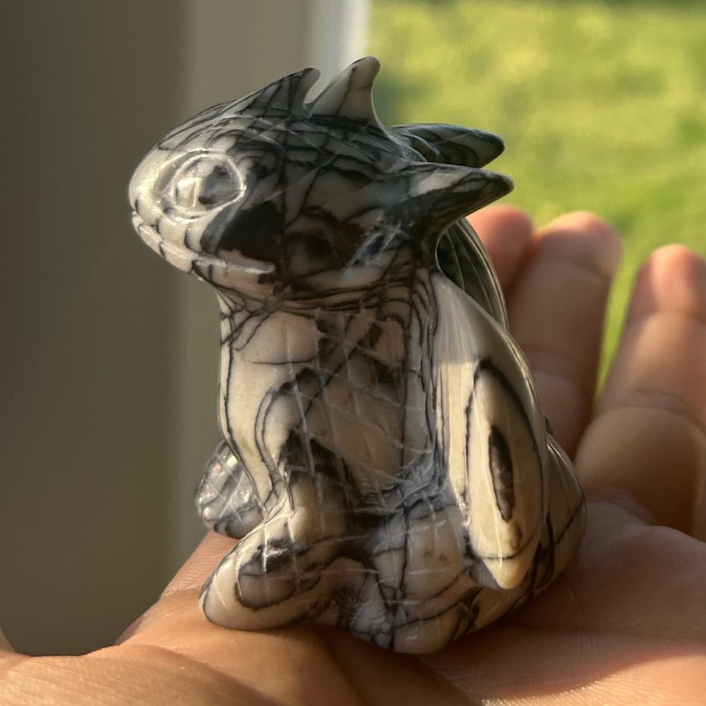 small Zebra Jasper Dragon